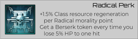 Radical Perk